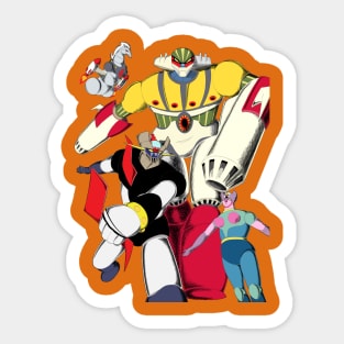 Jeeg VS Mazinger & Dianan Sticker